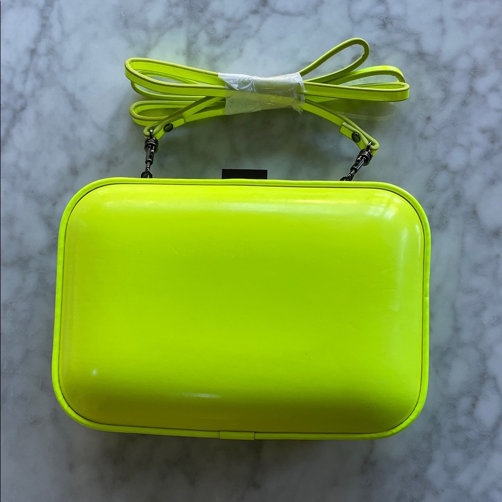 NWOT Neon Yellow-green Crossbody Bag